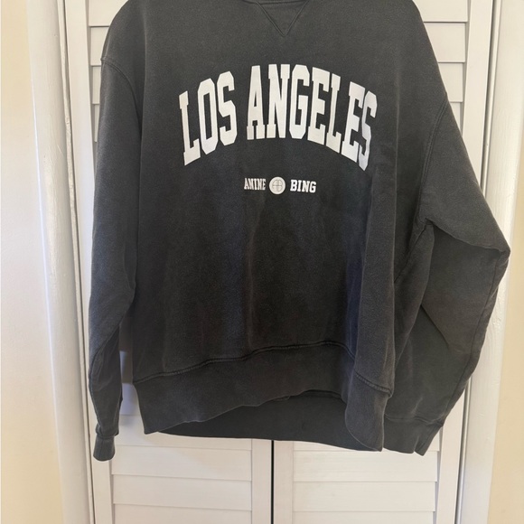 Anine Bing Black Sweatshirt - Picture 1 of 6